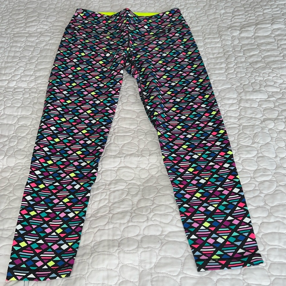 NWOT!  Victoria’s Secret Sport Medium Rise Multi-colored Knockout Tight